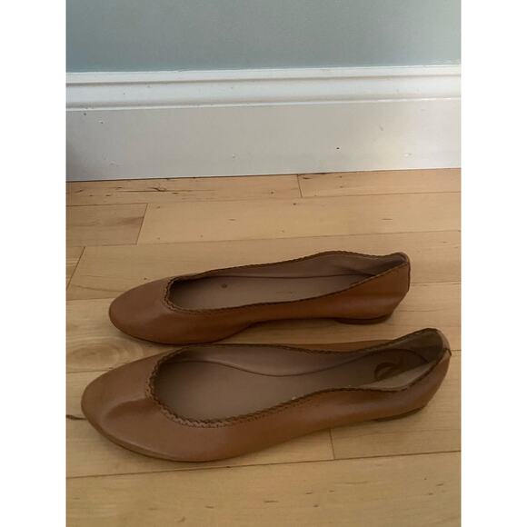 VC Signature Vince Camuto Leather Ballet Flats Size 8 - Picture 4 of 6